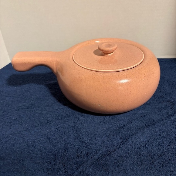 Russell Wright Other - MCM Russel Wright American Modern Covered Casserole Dish Pottery Coral Bean Pot